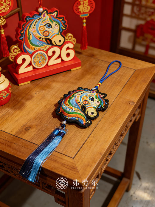 刺绣马年小马挂饰 商品图3