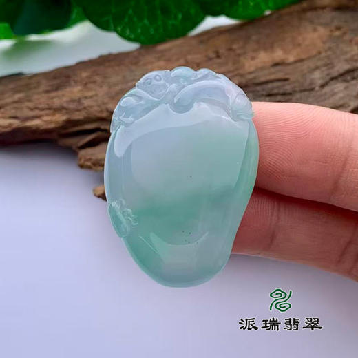 派瑞翡翠 翡翠挂件 冰种 飘花 商品图1