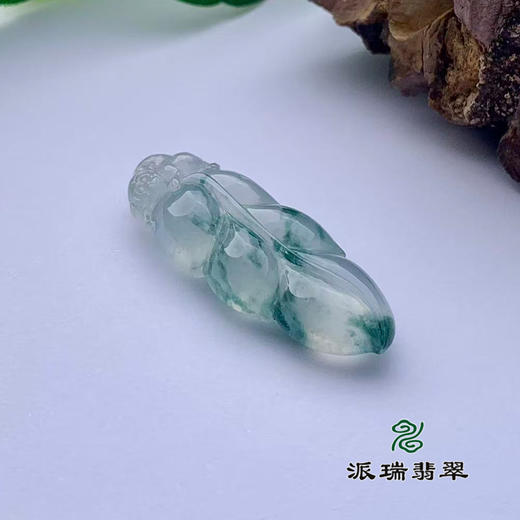 派瑞翡翠 翡翠挂件 冰种 飘花 商品图3