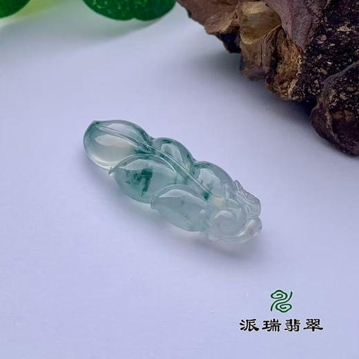 派瑞翡翠 翡翠挂件 冰种 飘花 商品图2