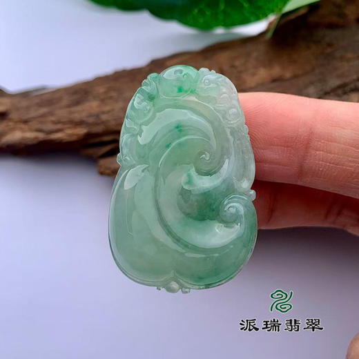 派瑞翡翠 翡翠挂件 冰种 飘花 商品图1
