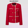 玛克门店发货：MAXRIENY波尔多红箱型小香风外套货号：MS86JA766 商品缩略图2