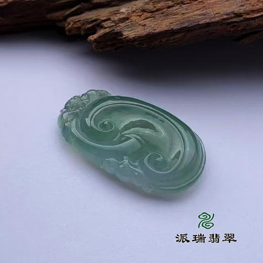 派瑞翡翠 翡翠挂件 冰种 油青 商品图3