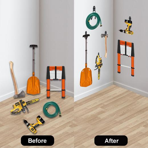 【12个装】美国沃尔玛 Techshare 重型金属大挂钩 加固型双钩 强力承重 4种不同尺寸 商品图4