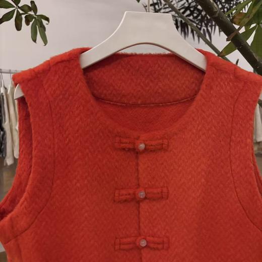 【抖音专属】马甲（22804001-红椒） 商品图1