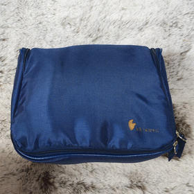 ido爱都优品 护肤品旅行收纳包 便携洗漱化妆包 蓝色