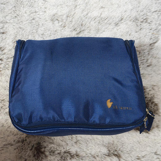 ido爱都优品 护肤品旅行收纳包 便携洗漱化妆包 蓝色 商品图0