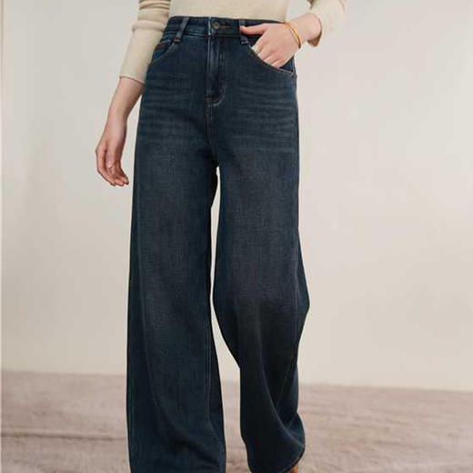 【特价不退换】【预售7天】阔腿牛仔裤（2726） 商品图1