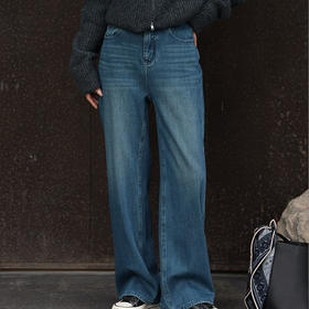 【特价不退换】【预售7天】阔腿牛仔裤（0316）