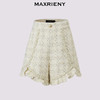 MAXRIENYMAXRIENY宫廷复古风荷叶边小a摆花纱短裤女(货号:MC85PA751) 商品缩略图4