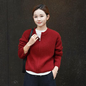 【特价不退换】【预售7天】良木礼绵羊毛开衫（2806F）