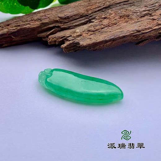 派瑞翡翠 翡翠挂件 冰种 阳绿 商品图3