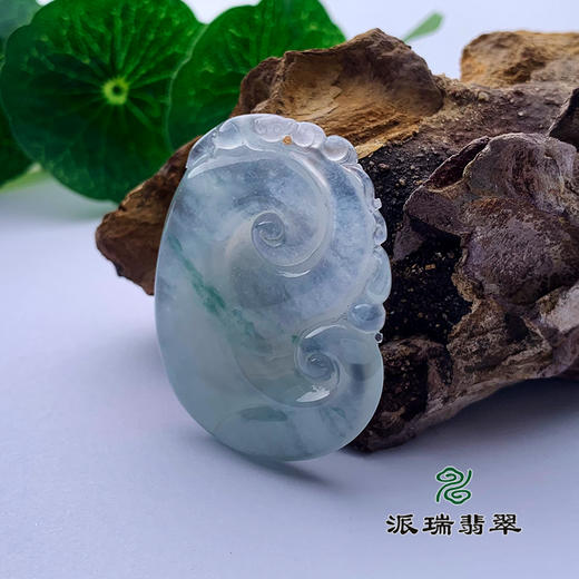 派瑞翡翠 翡翠挂件 冰种 飘花 商品图0