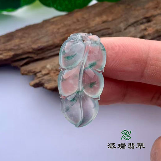 派瑞翡翠 翡翠挂件 冰种 飘花 商品图1
