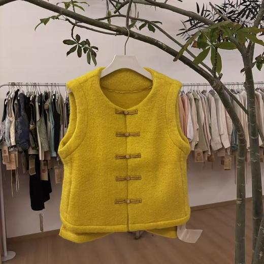 【抖音专属】马甲（22804001-柠檬黄） 商品图0