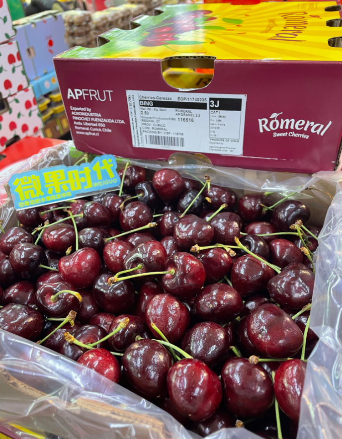 黄箱3J车厘子一箱（5斤装）