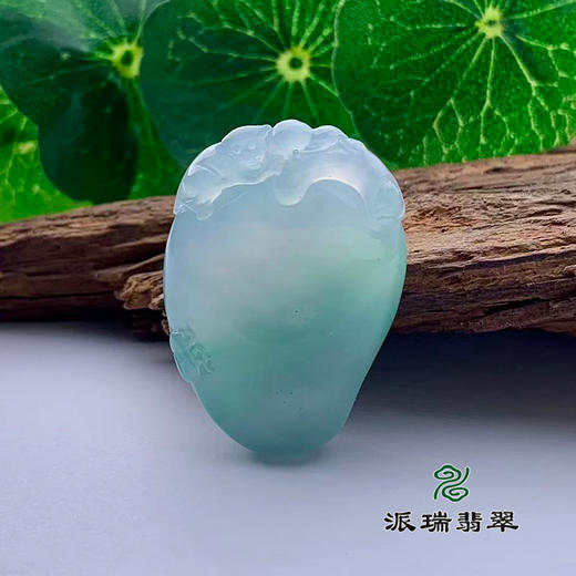 派瑞翡翠 翡翠挂件 冰种 飘花 商品图0