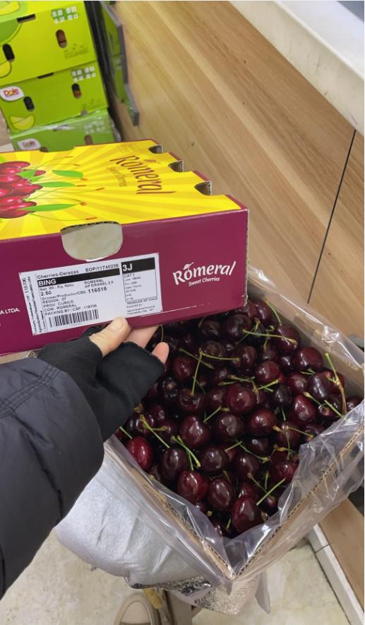 黄箱3J车厘子一箱（5斤装） 商品图1