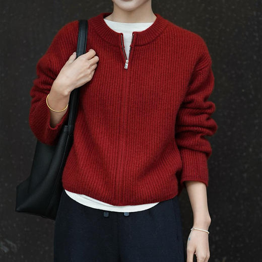 【特价不退换】【预售7天】良木礼绵羊毛开衫（2806F） 商品图1