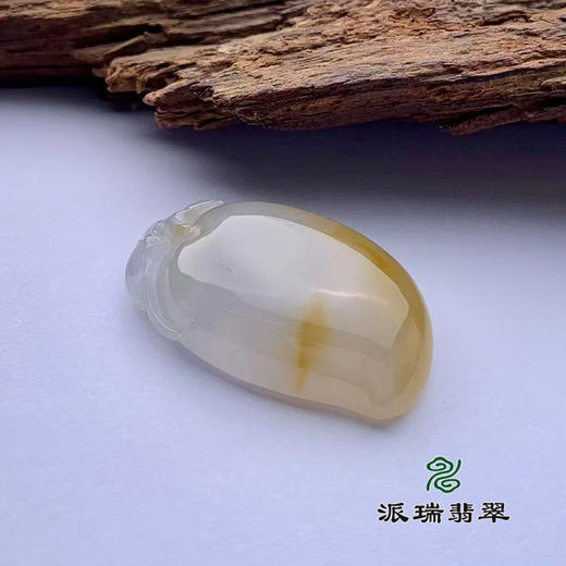 派瑞翡翠 翡翠挂件 冰种 黄翡 商品图4