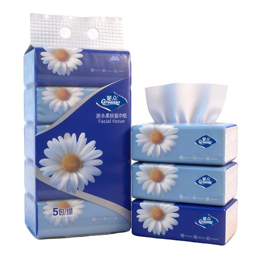 莞众抽纸L码80抽5包 商品图0