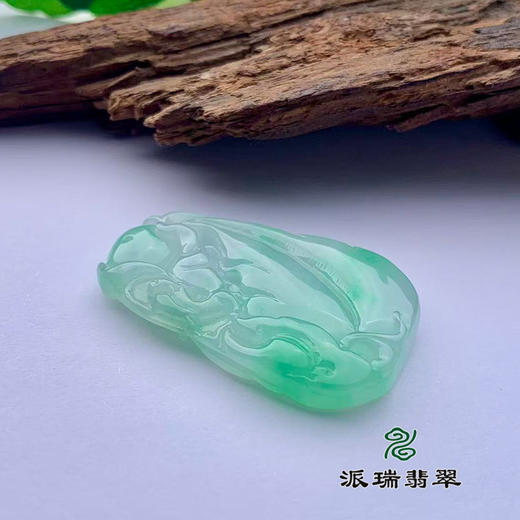 派瑞翡翠 翡翠挂件 冰种 飘花 商品图3