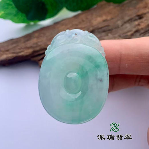 派瑞翡翠 翡翠挂件 冰种 飘花 商品图2