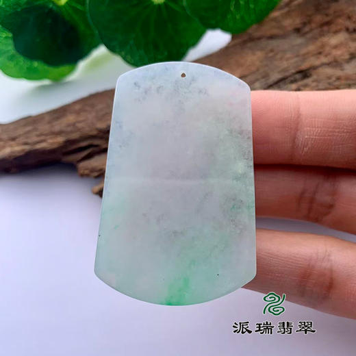 派瑞翡翠 翡翠挂件 糯种 飘花 商品图2