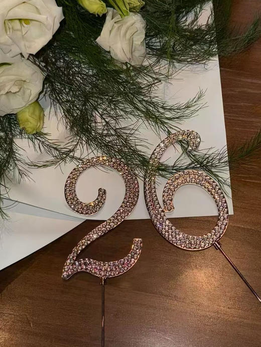 超大blingbling的水钻数字 商品图0