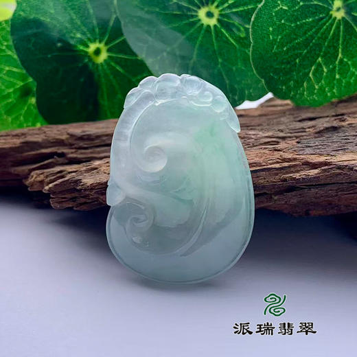 派瑞翡翠 翡翠挂件 冰种 飘花 商品图0