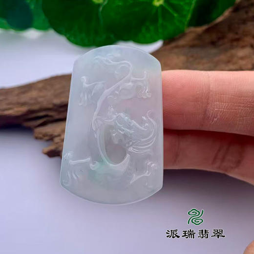 派瑞翡翠 翡翠挂件 糯种 飘花 商品图1