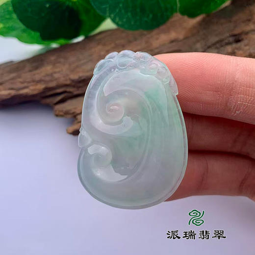 派瑞翡翠 翡翠挂件 冰种 飘花 商品图1