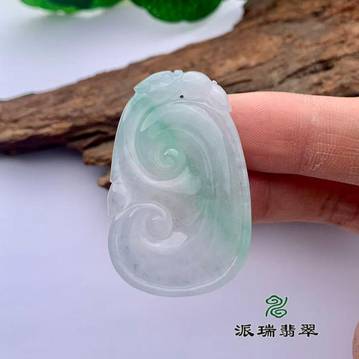 派瑞翡翠 翡翠挂件 冰种 飘花 商品图2