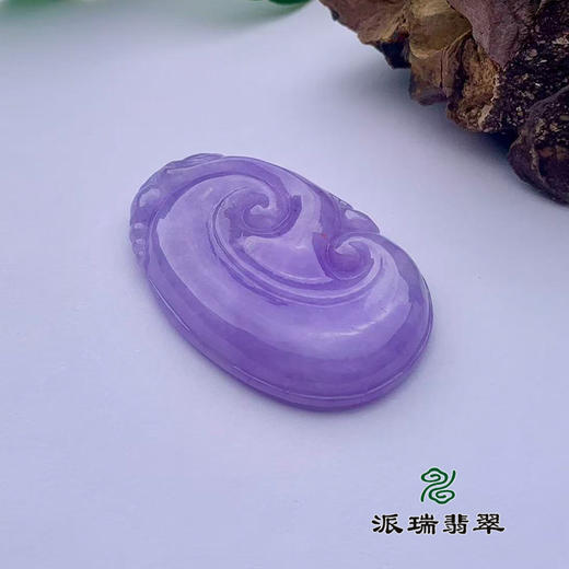 派瑞翡翠 翡翠挂件 冰种 飘花 商品图2