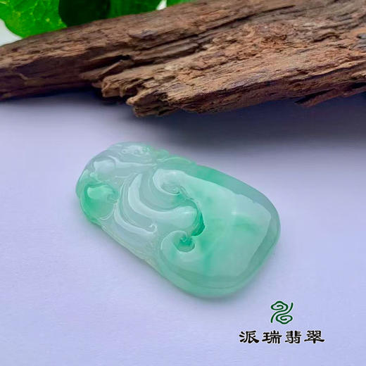派瑞翡翠 翡翠挂件 冰种 飘花 商品图2