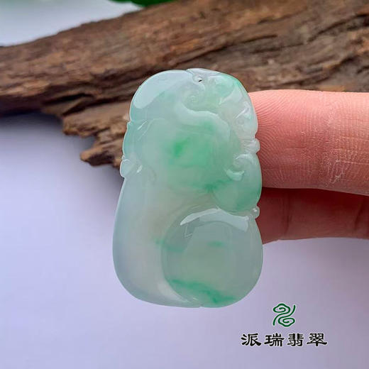 派瑞翡翠 翡翠挂件 冰种 飘花 商品图2