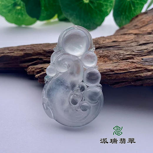 派瑞翡翠 翡翠挂件 冰种 无色 商品图1