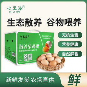 七里海散养柴鸡蛋30枚