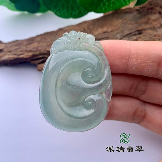 派瑞翡翠 翡翠挂件 冰种 油青 商品图2