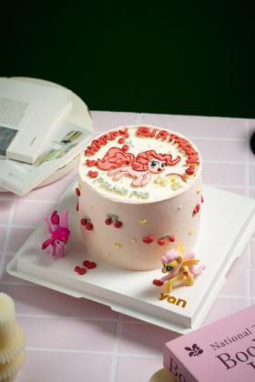 小马宝莉手绘蛋糕—碧琪