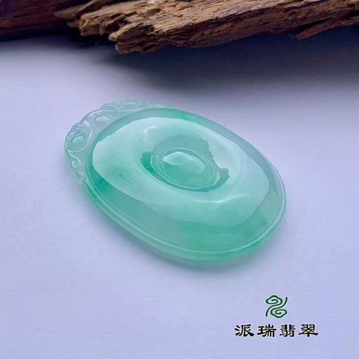 派瑞翡翠 翡翠挂件 冰种 飘花 商品图3
