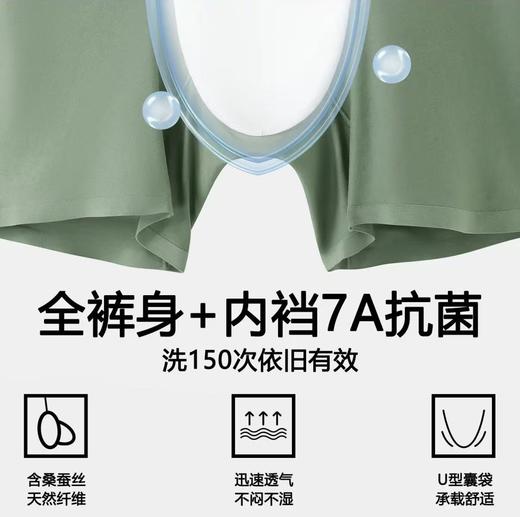 象&兔男士内裤80支兰精莫代尔全裤7A抗菌男生男款运动夏季透气 X-M3 商品图3