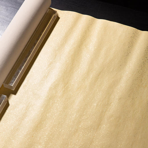 60-70年代A级四尺米黄细金笺（一卷19张） 商品图4