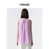 VIMAGE纬漫纪无袖挂脖宽松舒适休闲上衣2026夏季款V2513209 商品缩略图4
