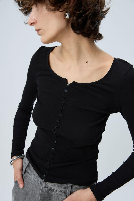 多扣长T 商品图4