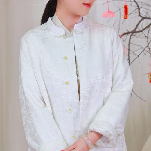 【抖音专属】新中式棉服（25802268凝脂） 商品图4