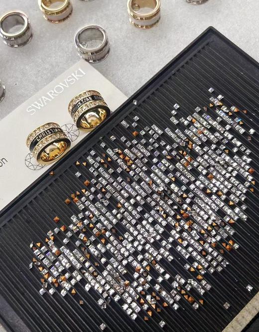 施华洛世奇水晶+珐琅吊坠 情侣款项链！ DR家的爆款系列 商品图9