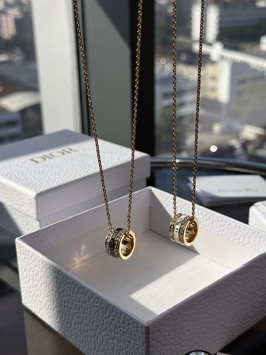 施华洛世奇水晶+珐琅吊坠 情侣款项链！ DR家的爆款系列 商品图3