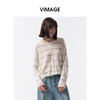 VIMAGE纬漫纪时尚百搭慵懒松弛针织衫上衣2026春季新款V2501109 商品缩略图3