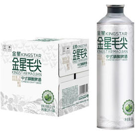 【保质期至2026.3月】金星毛尖小麦啤酒 1000ml*6罐